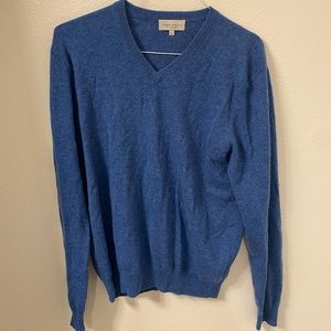 Blue cashmere sweater